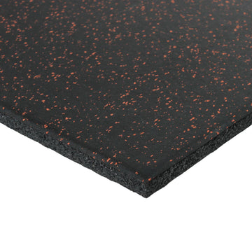 TerraFit® Duo Interlocking Gym Floor Tile (Red) 1m x 1m