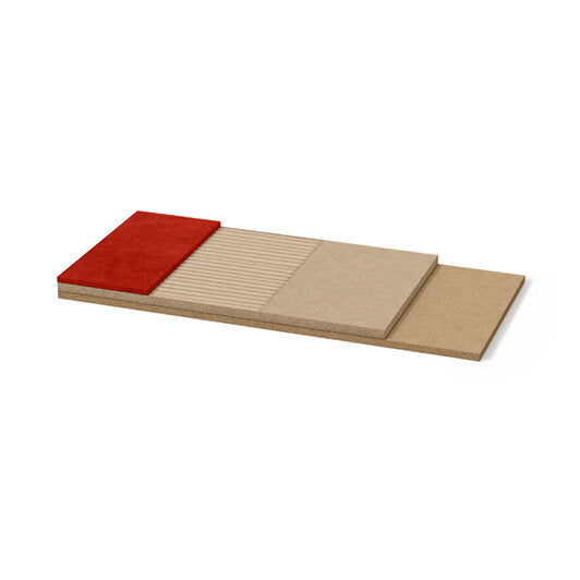 Jumpax dual overlay board showing base and top board layers