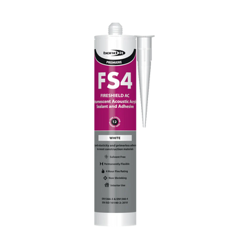 Tube of Acoustic Sealant on a white background