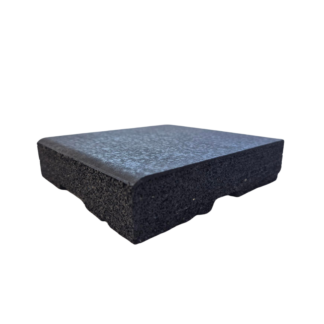 TerraFit® Duo Interlocking Gym Floor Tile (Black) 1m x 1m