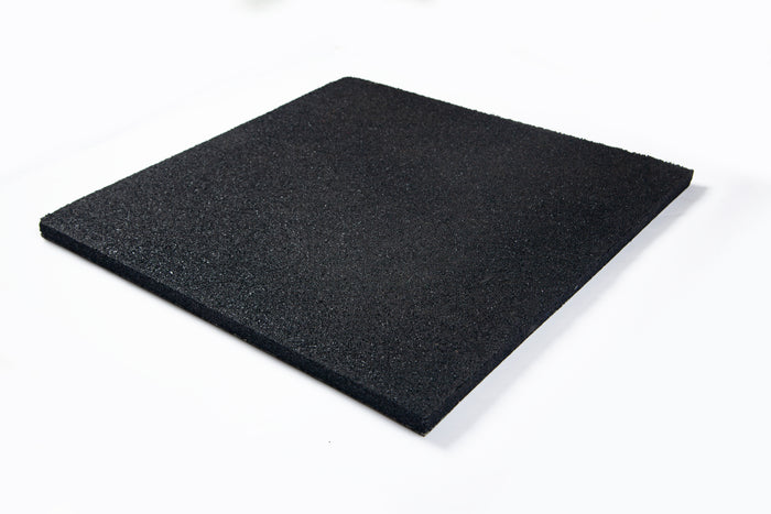 Terrafit black square gym floor tile
