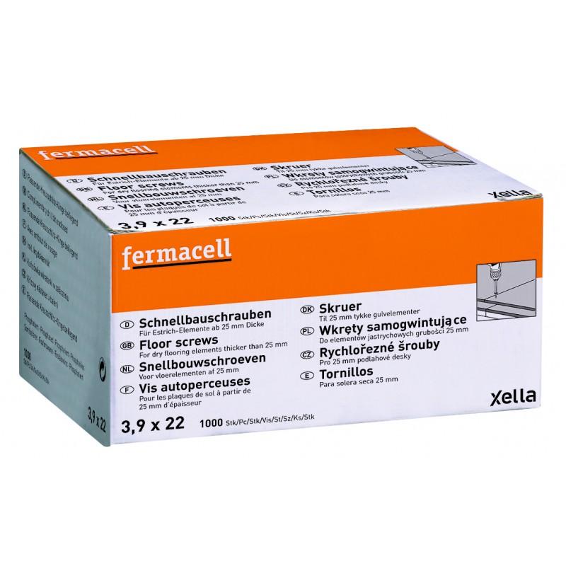 Fermacell 3.9 x 22mm Screws Box of 1000 - Sound Insulation Store