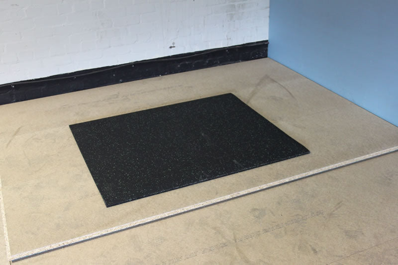 Hush Mat 15 acoustic rubber floor mat 1250 x 1000 x 15mm