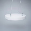 White Pure-Kustik Circular Absorption Panel Suspended White Background