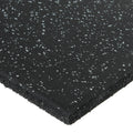 TerraFit Duo interlocking 1m grey gym flooring tile with EPDM flecks