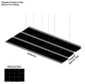 Diagram of Polypad insulation pads above a ceiling grid.
