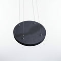Black Pure-Kustik Circular Absorption Panel Suspended White Background